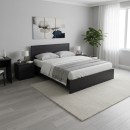 Κρεβάτι Athos pakoworld σε wenge απόχρωση 160x200εκ