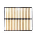 Σομιές μεταλλικός Kort με 17x2 ανατομικές τάβλες 162x195x4εκ