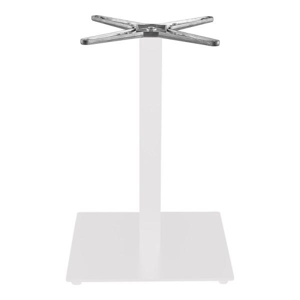 Βάση τραπεζιού Thonor pakoworld μεταλλική σε λευκή απόχρωση 48x48x73εκ
