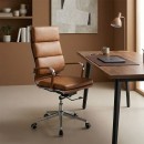 Καρέκλα γραφείου διευθυντή Tokyo pakoworld pu ταμπά antique