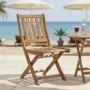 Καρέκλα Elijie pakoworld πτυσσόμενη ξύλο ακακίας φυσικό 45x62x90εκ