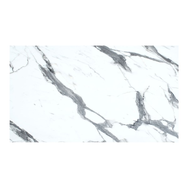 Επιφάνεια τραπεζιού Melody pakoworld HPL λευκό μαρμάρου 69x120εκ πάχους 12mm