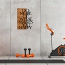 Διακοσμητικό τοίχου Haper pakoworld ξύλο πεύκου σε φυσική απόχρωση με μαύρο μέταλλο 42x3x58εκ