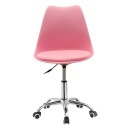 Καρέκλα γραφείου εργασίας Gaston II pakoworld PP-PU ροζ