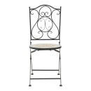 Τραπεζαρία Sellis pakoworld σετ 3τεμ μωσαικό-μέταλλο μαύρο