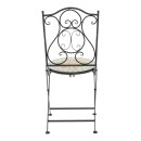 Τραπεζαρία Sellis pakoworld σετ 3τεμ μωσαικό-μέταλλο μαύρο