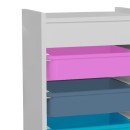 Συρταριέρα με καλάθια Toyli pakoworld πολύχρωμο 45x30x78εκ