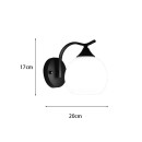 Φωτιστικό τοίχου-απλίκα Belinest pakoworld E27 μέταλλο - γυαλί σε μαύρο-λευκό 20x14x17εκ