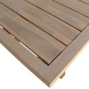 Τραπέζι Malibu pakoworld μασίφ ξύλο ακακίας σε φυσική απόχρωση 180x90x75εκ