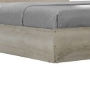 Κρεβάτι OLYMPUS pakoworld σε χρώμα castillo oak 140x200εκ