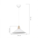 Φωτιστικό οροφής μονόφωτο PWL-0964 pakoworld Ε27 λευκό Φ30x14.5εκ