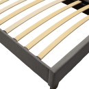 Κρεβάτι Mago pakoworld ύφασμα ανθρακί 100x200εκ