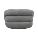 Πολυθρόνα Lexy pakoworld γκρι ύφασμα 100x89.5x60εκ