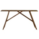 Κονσόλα Roosevelt pakoworld καρυδί ξύλο πεύκου 35mm καρυδί 119x29x80εκ