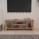 Έπιπλο τηλεόρασης Seref pakoworld σε oak απόχρωση 120x30x47εκ