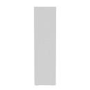 Ντουλάπα δίφυλλη συρόμενη με καθρέφτη Aparador pakoworld σε λευκή απόχρωση 180x60x220εκ