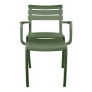 Πολυθρόνα Almea pakoworld στοιβαζόμενη pp λαδί 58x56x82εκ