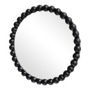 Καθρέπτης Specio pakoworld ξύλο σε μαύρη απόχρωση Φ60x4.5εκ