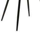 Καρέκλα Giselle pakoworld βελούδο σκούρο πράσινο-μαύρο πόδι | Συσκευασία 4 τμχ