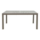 Τραπέζι επεκτεινόμενο Lafla pakoworld αλουμίνιο σε σαμπανιζέ απόχρωση 160-240x90x75εκ