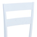 Καρέκλα York pakoworld σε λευκή-φυσική απόχρωση 39.5x47.5x89εκ | Συσκευασία 2 τμχ