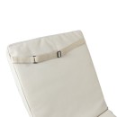 Μαξιλάρι Vertian pakoworld textilene σε μπεζ απόχρωση 58x194x7εκ