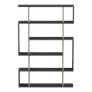 Βιβλιοθήκη Mito pakoworld ανθρακί - sonoma 108.5x25x161εκ