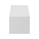 Έπιπλο τηλεόρασης επιτοίχιο με Led Rival pakoworld λευκό 120x35x30εκ