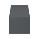 Έπιπλο τηλεόρασης επιτοίχιο με Led Rival pakoworld ανθρακί 120x35x30εκ