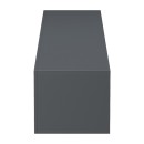 Έπιπλο τηλεόρασης επιτοίχιο με Led Rival pakoworld ανθρακι 180x35x30εκ