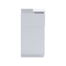 Γραφείο reception Lotus pakoworld σε λευκή απόχρωση 140x70x110εκ