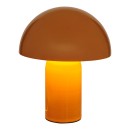 Επιτραπέζιο φωτιστικό Mushi pakoworld μέταλλο σε κίτρινη απόχρωση Φ20x24,5εκ