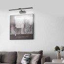 Φωτιστικό τοίχου-απλίκα Debiwen pakoworld led μέταλλο μαύρο 60x10x6εκ