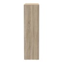 Ντουλάπα δίφυλλη συρόμενη με καθρέφτη Aparador pakoworld σε sonoma απόχρωση 180x60x220εκ