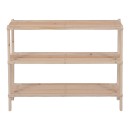 Παπουτσοθήκη Steper pakoworld 9 ζευγών ξύλο ελάτου σε φυσική απόχρωση 64x26x48.5εκ