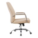 Καρέκλα γραφείου διευθυντή Mido pakoworld pu cappuccino 58x71x100-106εκ