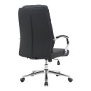 Καρέκλα γραφείου διευθυντή Normie pakoworld pu μαύρο 58x65x103-111εκ