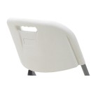 Καρέκλα catering-συνεδρίου πτυσσόμενη Edison pakoworld χρώμα λευκό | Συσκευασία 4 τμχ