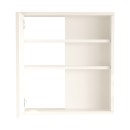 Ντουλάπι μπάνιου Bagno με καθρέπτη pakoworld σε λευκή απόχρωση 60x14.5x63.6εκ