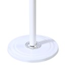 Καλόγερος Keleste pakoworld μέταλλο σε λευκή απόχρωση Φ37x175εκ