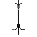 Καλόγερος Mendora pakoworld μέταλλο σε μαύρη απόχρωση 40x40x180εκ