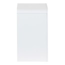 Κομοδίνο Zeplen pakoworld MDF σε λευκή απόχρωση 40x30x53εκ