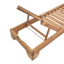 Ξαπλώστρα Zalka pakoworld L1 σε καρυδί απόχρωση 66x197x28εκ