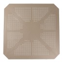 Τραπεζαρία Icon-Confident pakoworld σετ 5τεμ PP σε cappuccino απόχρωση