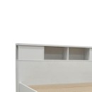 Κρεβάτι OLYMPUS pakoworld σε λευκή απόχρωση 140x200εκ