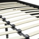 Κρεβάτι Nevil pakoworld 150x200 PU χρώμα μαύρο ματ