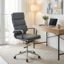 Καρέκλα γραφείου διευθυντή Tokyo pakoworld pu γκρι antique