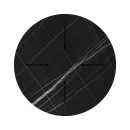 Επιφάνεια τραπεζιού Relian pakoworld HPL μαύρο όψη μαρμάρου Φ60εκ πάχους 12mm