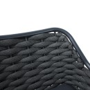 Σκαμπό μπαρ Zuki pakoworld αλουμίνιο με γκρι σκελετό και μαξιλάρι 55x54x109εκ