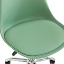 Καρέκλα γραφείου Gaston II pakoworld μέντα pp-pu 48x57x77-90εκ